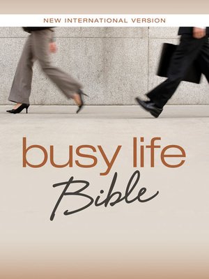cover image of NIV Busy Life Bible